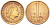 НИДЕРЛАНДЫ 1 ЦЕНТ 1974 ЮЛИАНА (1948-1980) KM 180 бронза 3309-342