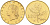 Италия 20 лир 1994 R, дубовый лист KM 97.2 алюминиевая бронза  UNC  4594-919
