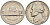 США 5 центов 1964 D, Джефферсон KM А192 медно-никель 92-1135