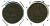 ГЕРМАНИЯ 2 ПФЕННИГА 1875 B 701-414