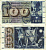 Швейцария 100 франков 1961 21 декабря 1961, серия 25 T, подпись 41 Pick 49 d бумага 8606-18-2-2