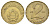 Венгрия 2 форинта 1987 BP KM 591 латунь UNC 4699-1127