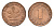 ФРГ 1 пфенниг 1949 F KM A101, J. 376 сталь плакированная медью 4630-269