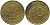 ФРГ 10 ПФЕННИГОВ 1967 D KM 108, J.383 сталь плакированная латунью 98-417