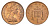 Великобритания 1 пенни 1971 Елизавета II (1952-2022) KM 915, Spink 4237 бронза 4627-642