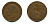 Великобритания 1 пенни 1921 Георг V (1910-1936) KM 810, Spink 4051 бронза 47-531