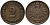 Германия 2 пфеннига 1876 B, старогербовка KM 2, Jager 2, Weege 3 медь 4110-1727