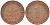 ФРГ 1 ПФЕННИГ 1950 F KM 105, J. 380 сталь плакированная медью 116-349