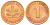ФРГ 1 ПФЕННИГ 1981 J KM 105, J.380 сталь плакированная медью 4396-1532