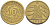 ГЕРМАНИЯ 10 РЕНТЕНПФЕННИГОВ 1924 A KM 33, J.309, Weege 8 алюминиевая бронза 202-242