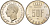 Люксембург 50 франков 1991 Великий герцог Жан (1964-2000), тираж 10.000 экземпляров KM 66 никель  BU  4635-1211