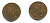Финляндия 10 пенни 1921 республика (1918-1962) KM 24 медь 46-356