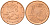 Финляндия 1 евроцент 1999  KM 98 сталь плакированная медью  UNC  4189-133
