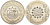 Либерия 5 долларов 2003 новые евромонеты Ватикана KM NEW медно-никель UNC 4558-824