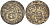 Ливония 1 солид (шелаг, шиллинг) 1654-1660 КАРЛ X ГУСТАВ (1654-1660), ШВЕДСКАЯ ОККУПАЦИЯ, ВЕС 0,54 ГР. KM 50 серебро 1517-1024