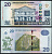 Суринам 20 долларов 2019 здание Центрального банка, река Суринам Pick 164 c  бумага  UNC (пресс) 449-79-2