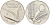 Италия 10 лир 1954 R, плуг KM 93 алюминий    217-117