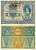 АВСТРИЯ 1000 КРОН 1919 КРАСНАЯ ГОРИЗОНТАЛЬНАЯ НАДПЕЧАТКА НА 1902 Pick 60 бумага 7146-43-2-1