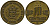 Перу 10 сентимо 1992 LIMA KM 305.1, Schon 104 латунь 4543-541