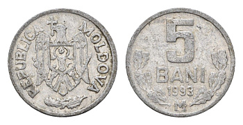 Молдавия (Молдова) 5 бань (бани) 1993 KM 2 алюминий 4689-967
