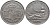 Испания 5 песет 1870 SN-M KM 665 серебро 00-000-00