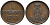 ГАННОВЕР 1 ПФЕННИГ 1853 В, ГЕОРГ V (1851-1866) KM 221 медь 100-626