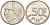 БЕЛЬГИЯ 50 ФРАНКОВ 1990 BELGIE, БОДУЭН I (1951-1993) KM 169 никель 4384-526
