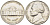 США 5 ЦЕНТОВ 1975 D ДЖЕФФЕРСОН KM А192 медно-никель 4546-1144