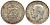 Великобритания 1 шиллинг 1917 Георг V (1910-1936) KM 816, Spink 4013 серебро aUNC 1074-8-65