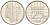 Нидерланды 25 центов 1988 Беатрикс (1980-2013) KM 204 никель UNC 4588-911
