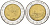 Италия 500 лир 1986 R KM 111 биметалл UNC 76-1044
