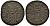Рига 1 шиллинг (шеляг) 1577 свободный город (1562-1581), вес 0,92 гр. Neumann 9 серебро 1516-535