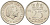 Нидерланды 25 центов 1957 Юлиана (1949-1980) KM 183 никель 214-923
