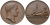 Набор бронзовых французских медалей и медальонов 1810 года. Оригинальный комплект. 0-0-00