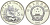 Китай 3 юаня 1997 панда KM 1035 серебро PROOF 1072-9-34