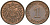 Германия 1 пфенниг 1895 J, Вильгельм II (1888-1918) KM 10, J. 10 медь 4608-623