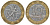 Франция 10 франков 1989 тип гений Бастилии KM 964.1, Le Franc 375.3 биметалл  45-641