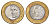 Бразилия 1 реал 2005 KM 652a биметалл UNC 4646-112
