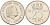 Нидерланды 25 центов 1980 Юлиана (1949-1980) КМ 183 никель    4124-161