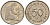 ФРГ 50 пфеннигов 1990 A KM 109, J. 384 медно-никель 4156-444