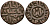 Индия, Делийский султанат 2 гани 1266-1287 AD Ghiyath al-Din Balban (1266-1287) биллон 4189-267