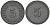 Меве (Померания) 5 пфеннигов ND лагерь для военнопленных офицеров Men05 16734.3, Men18 21000.3 цинк 4617-911