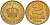Югославия 2 динара 1938 Петар II, малая корона KM 21 алюминиевая бронза aUNC 4589-341
