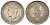 Британская Малайя 5 центов 1945 KM 3a серебро UNC 4615-967