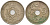 БЕЛЬГИЯ 5 САНТИМОВ 1922 BELGIE KM 67 медно-никель 187-961