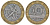 Франция 10 франков 1988 тип Гений Бастилии KM 964.1, Le Frank 375.2 биметалл 45-527