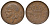 Бельгия 20 сантимов 1954 Belgie, Бодуэн I (1951-1993) KM 147.1 бронза 4164-165