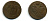 Россия деньга 1738 Анна Иоанновна (1730-1740) Биткин 365 медь 29-451