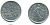 ФРАНЦИЯ 5 ФРАНКОВ 1972 СЕЯТЕЛЬ KM 926a.1, LE FRANC 341.4 медно-никель плакированный никелем 57-1032