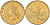 Италия 20 лир 1991 R, дубовый лист KM 97.2 алюминиевая бронза  UNC  4594-812